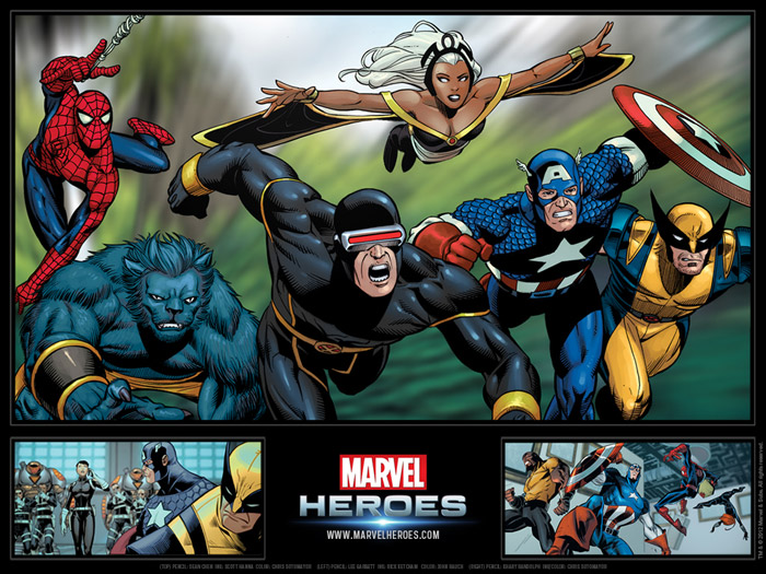Ngắm các siêu anh hùng trong Marvel Heroes - Ảnh 5