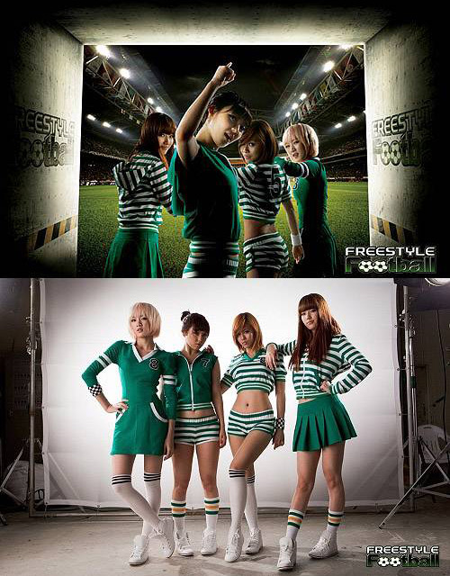 Miss A cá tính trong ảnh quảng cáo Free Style Football - Ảnh 7