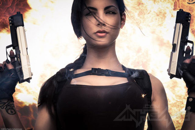 LeeAnna Vamp gợi cảm với cosplay Lara Croft - Ảnh 2