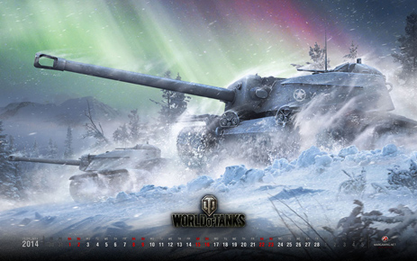 Hình nền lịch tháng 02/2014 của World of Tanks - Ảnh 19