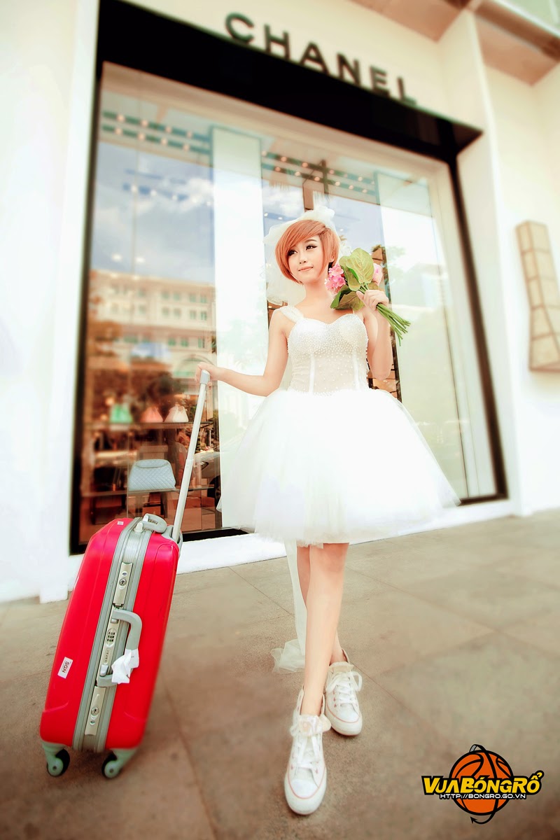 Vẻ đẹp dễ thương của Miss Bóng Rổ 2013 Quỳnh Nhi - Ảnh 3