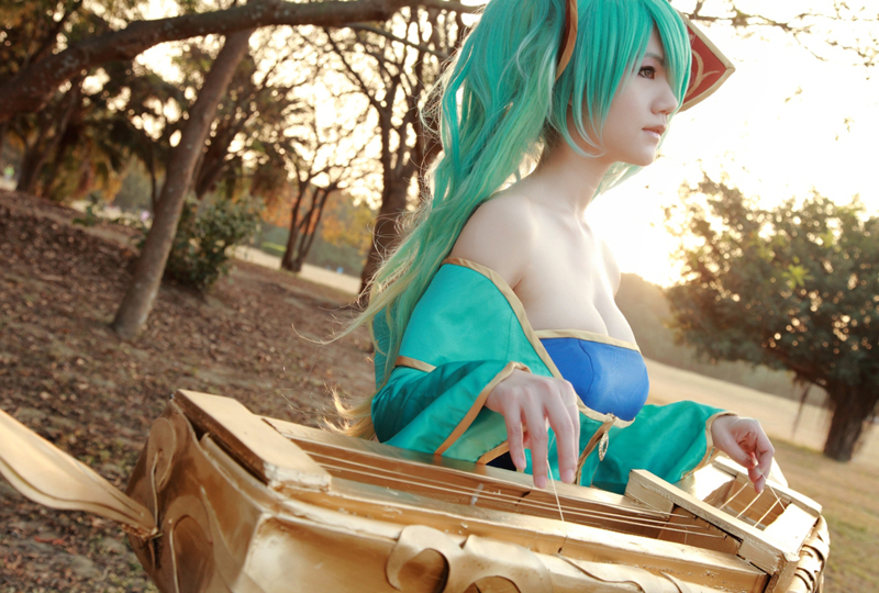 Ngắm cosplay Sona cực dễ thương của Sayaka - Ảnh 22