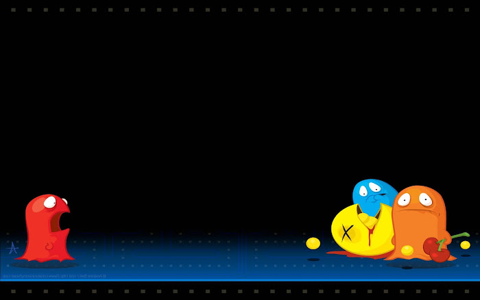 Hình nền đa phong cách về game Pacman - Ảnh 11
