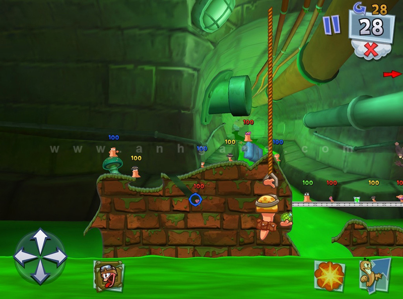 Team17 xác nhận sẽ có Worms 3 cho các thiết bị iOS - Ảnh 5