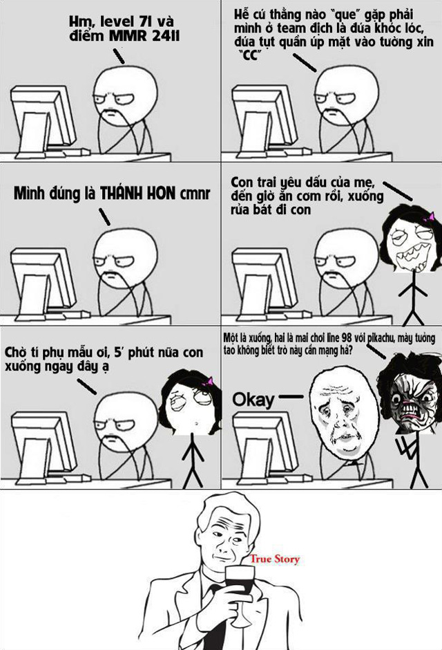 Comic Heroes of Newerth: Đến Thánh cũng phải sợ mẹ - Ảnh 1