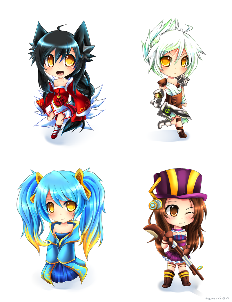 Ngắm tướng nữ Liên Minh Huyền Thoại qua nét vẽ chibi - Ảnh 5