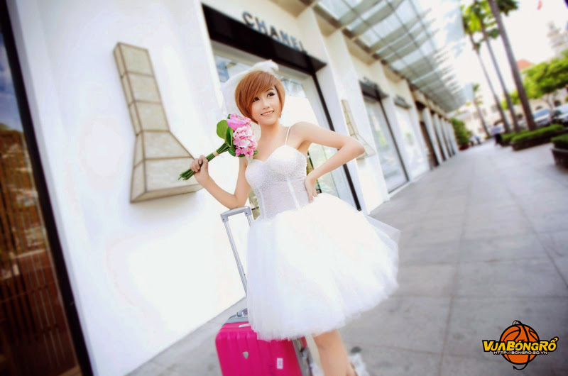 Vẻ đẹp dễ thương của Miss Bóng Rổ 2013 Quỳnh Nhi - Ảnh 1
