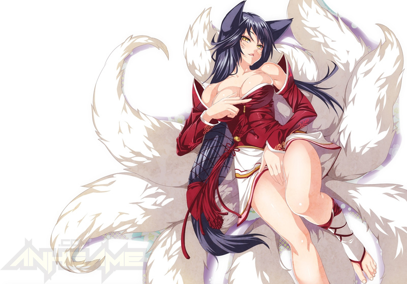 Ngắm loạt hình nóng bỏng của hồ ly chín đuôi Ahri - Ảnh 29
