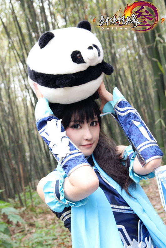 Nữ hiệp Đường Môn khoe dáng trong rừng trúc - Ảnh 6