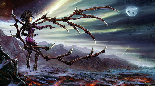 Sarah Kerrigan qua nét vẽ của game thủ StarCraft II - Ảnh 9