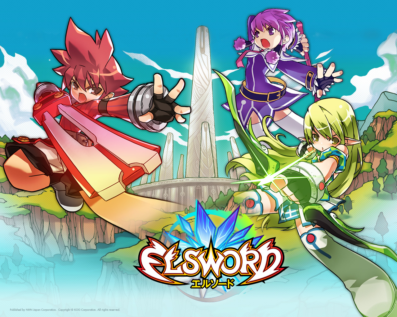 Loạt hình nền cực dễ thương của Elsword Nhật Bản - Ảnh 2