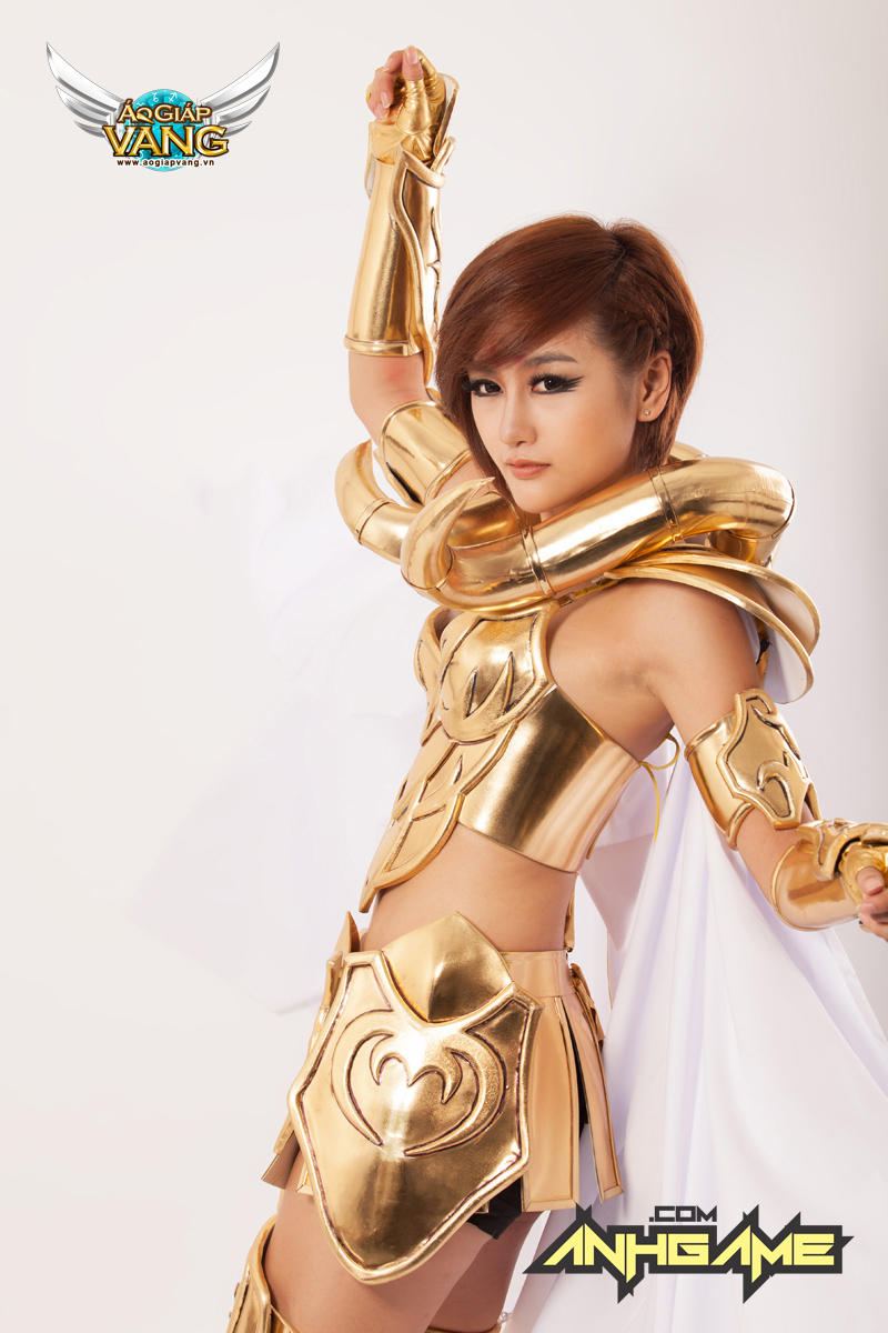 Cosplay Áo Giáp Vàng chất lừ của Quỳnh Nhi (Yuu) - Ảnh 7