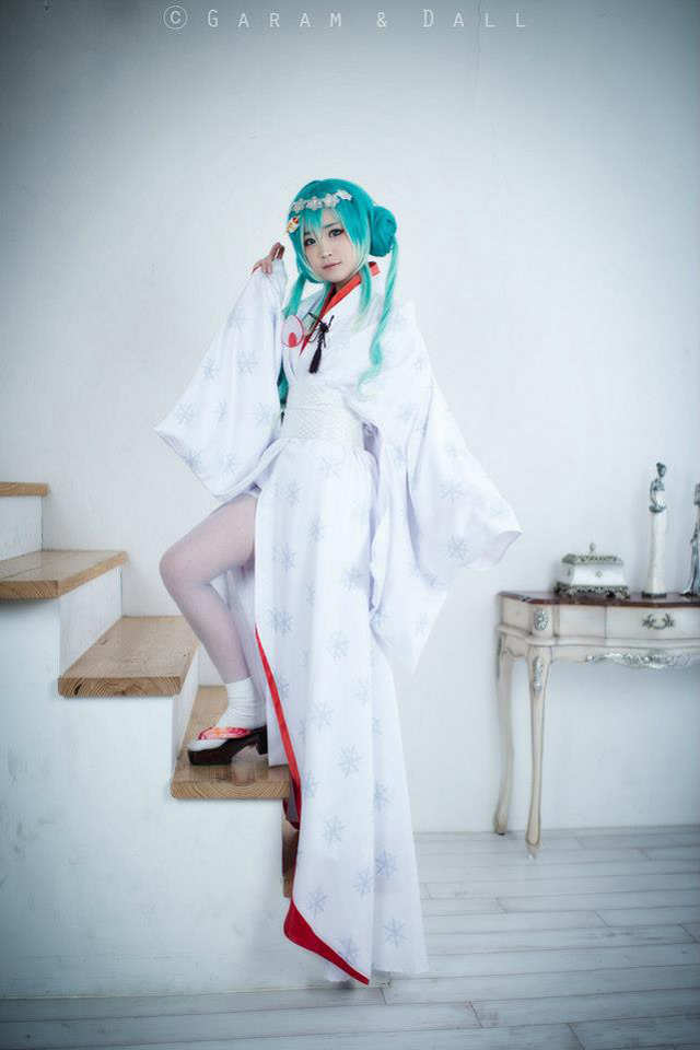 Tomia biến hóa thành Yuki Miku dễ thương và đáng yêu - Ảnh 15