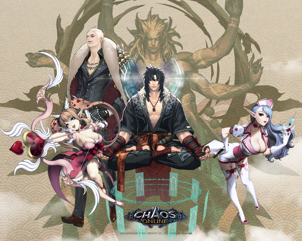 Chảy máu mũi với hình nền gợi cảm của Chaos Online - Ảnh 31