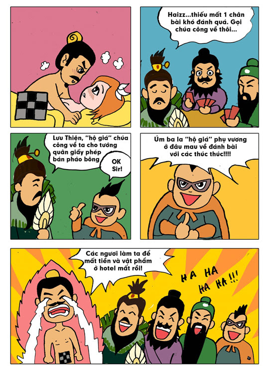 Comic Củ Hành: Tuyệt chiêu "Hộ giá" của Lưu Thiện - Ảnh 2
