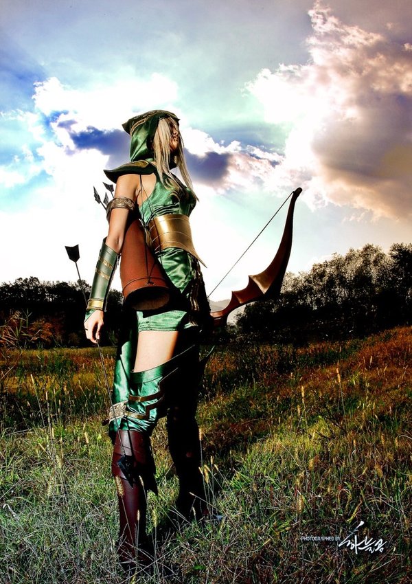 Cosplay Ashe Rừng Xanh cực ấn tượng - Ảnh 3