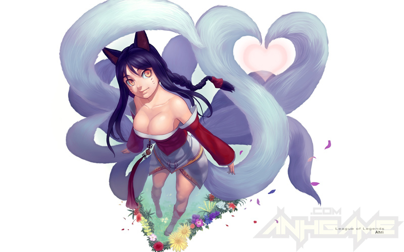 Ngắm loạt hình nóng bỏng của hồ ly chín đuôi Ahri - Ảnh 32