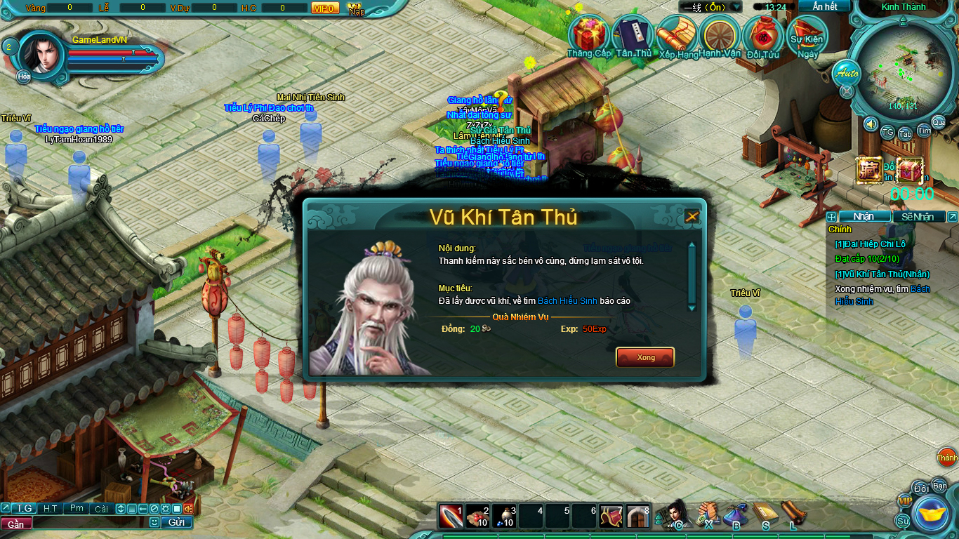 Hình ảnh thử nghiệm webgame Tiểu Lý Phi Đao - Ảnh 4