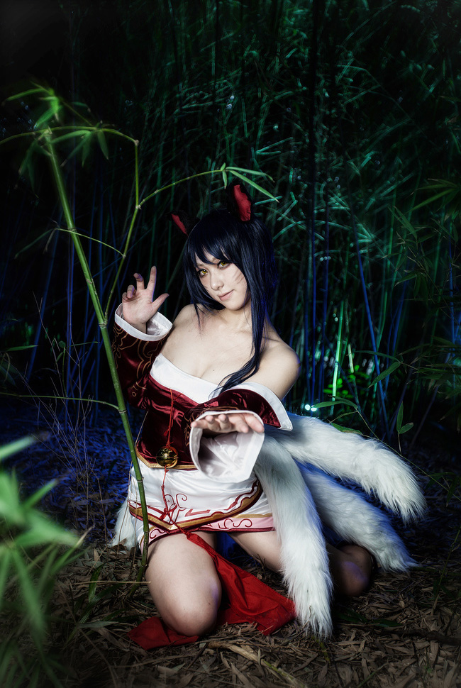 Cosplay Ahri cực quyến rũ và ma mị - Ảnh 3