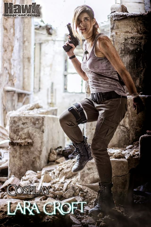 Cosplay Lara Croft "chất lừ" của Larxenne - Ảnh 1