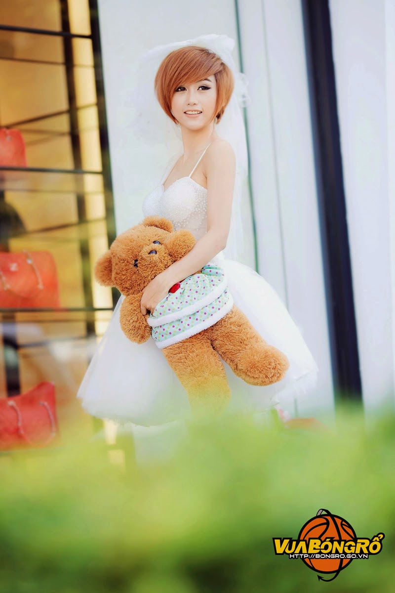 Vẻ đẹp dễ thương của Miss Bóng Rổ 2013 Quỳnh Nhi - Ảnh 4