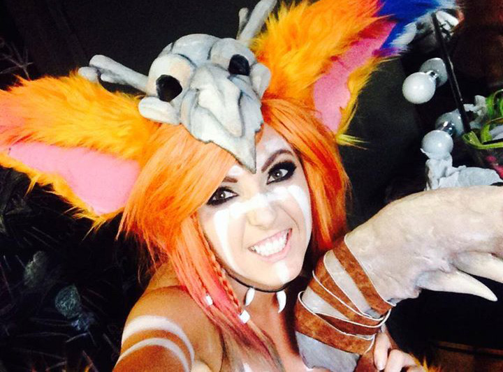 Ngắm cosplay Gnar cực chất của Jessica Nigri - Ảnh 3