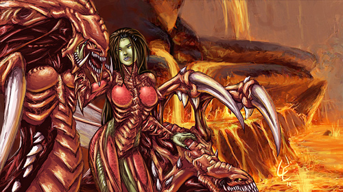 Sarah Kerrigan qua nét vẽ của game thủ StarCraft II - Ảnh 3