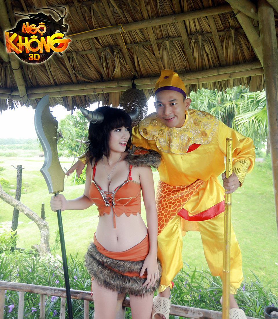 Hậu trường chụp cosplay Ngộ Không 3D - Ảnh 3