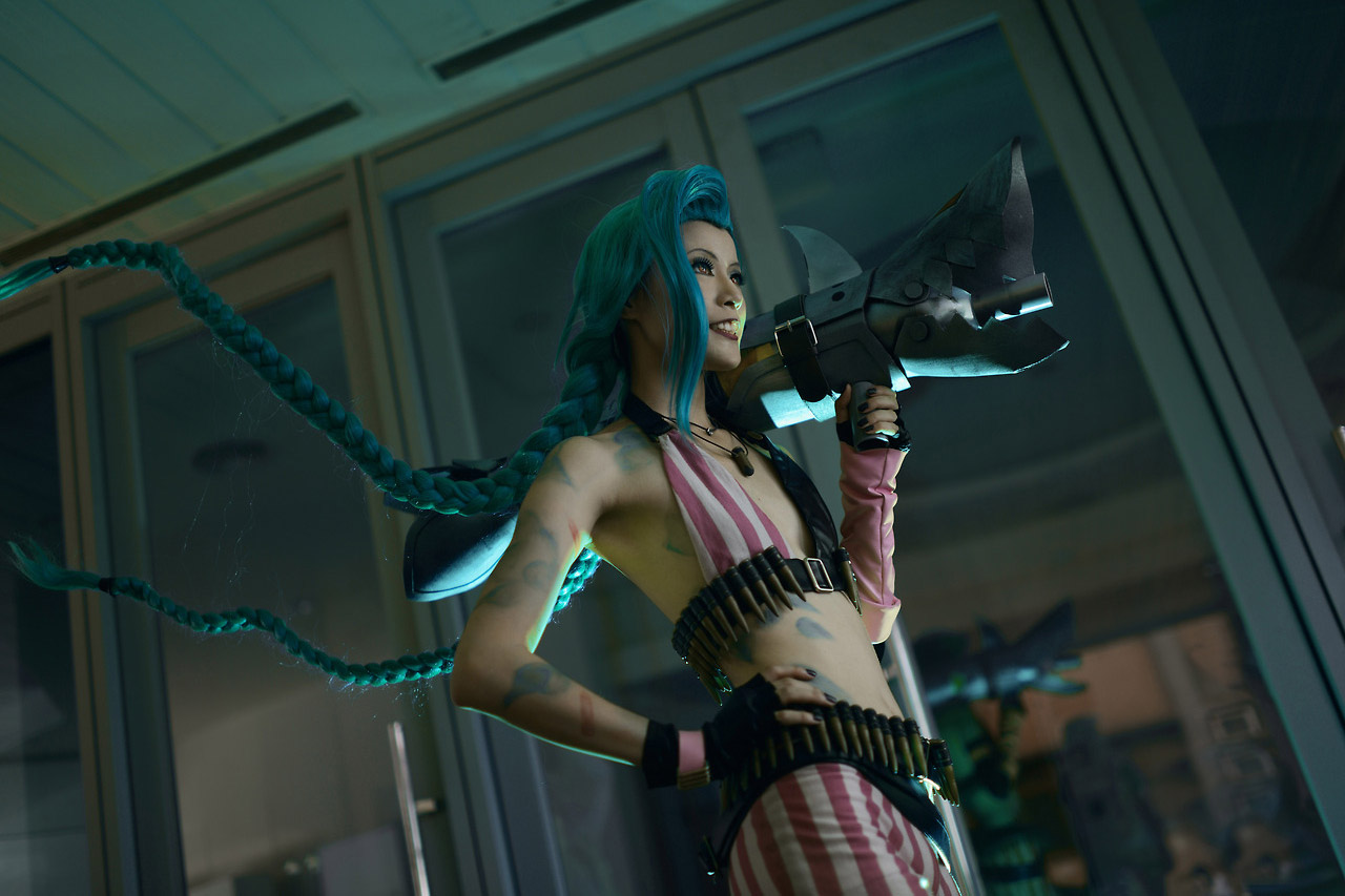 Enyen và cosplay Jinx cực chất - Ảnh 1