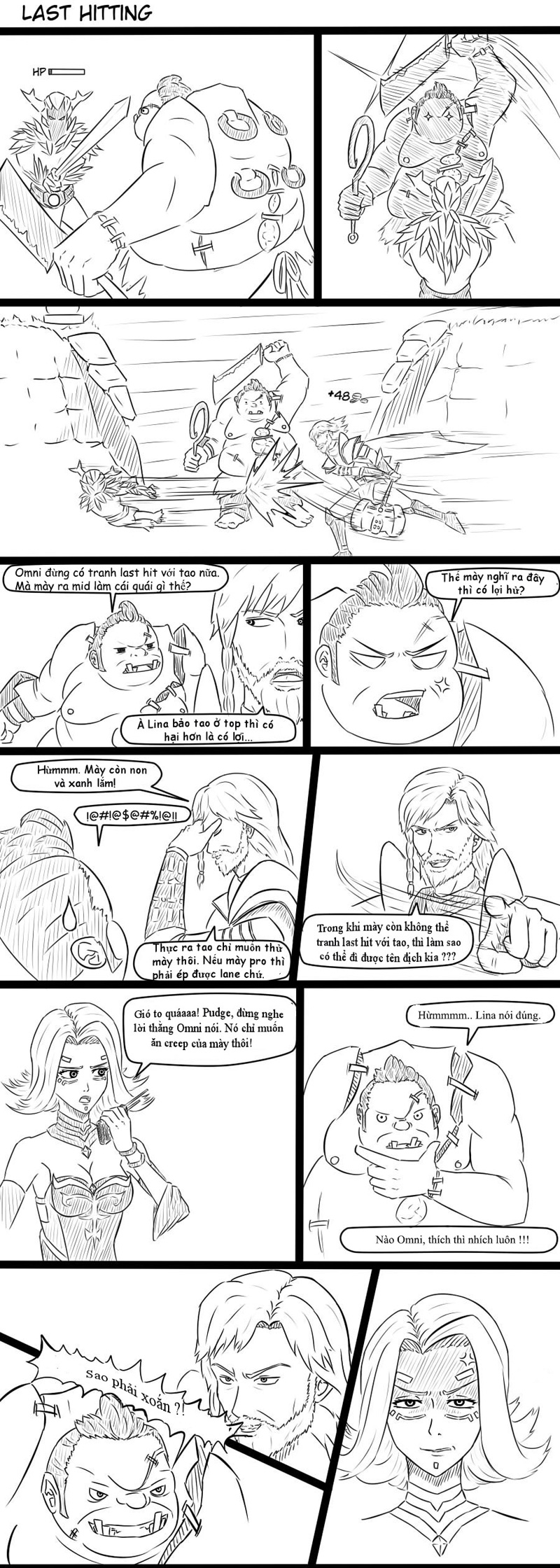 Comic: Nghệ thuật last hit trong Dota 2 - Ảnh 1