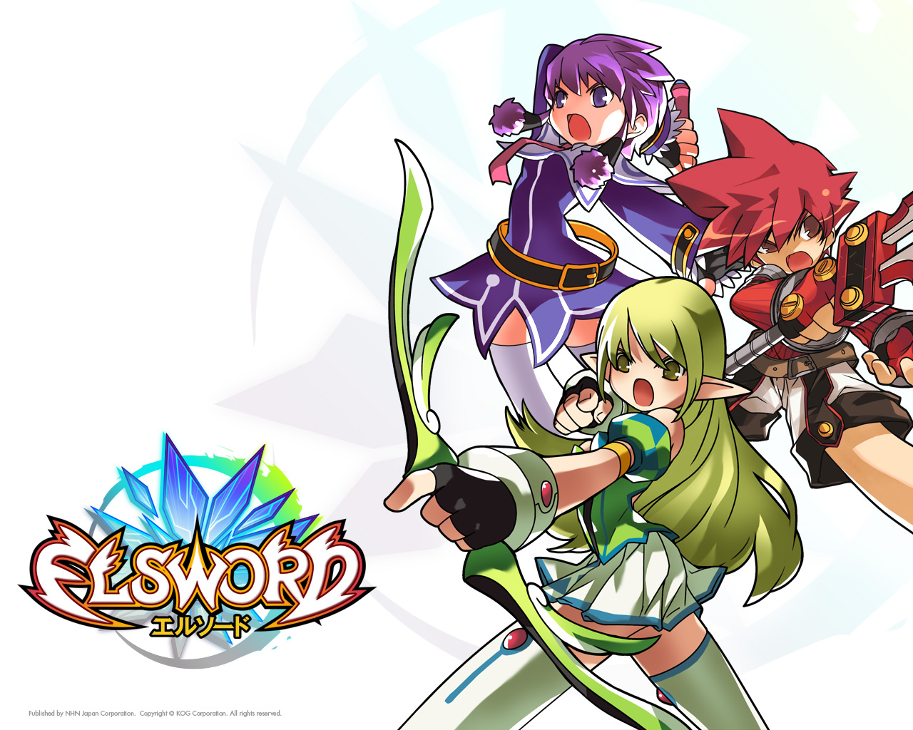 Loạt hình nền cực dễ thương của Elsword Nhật Bản - Ảnh 1