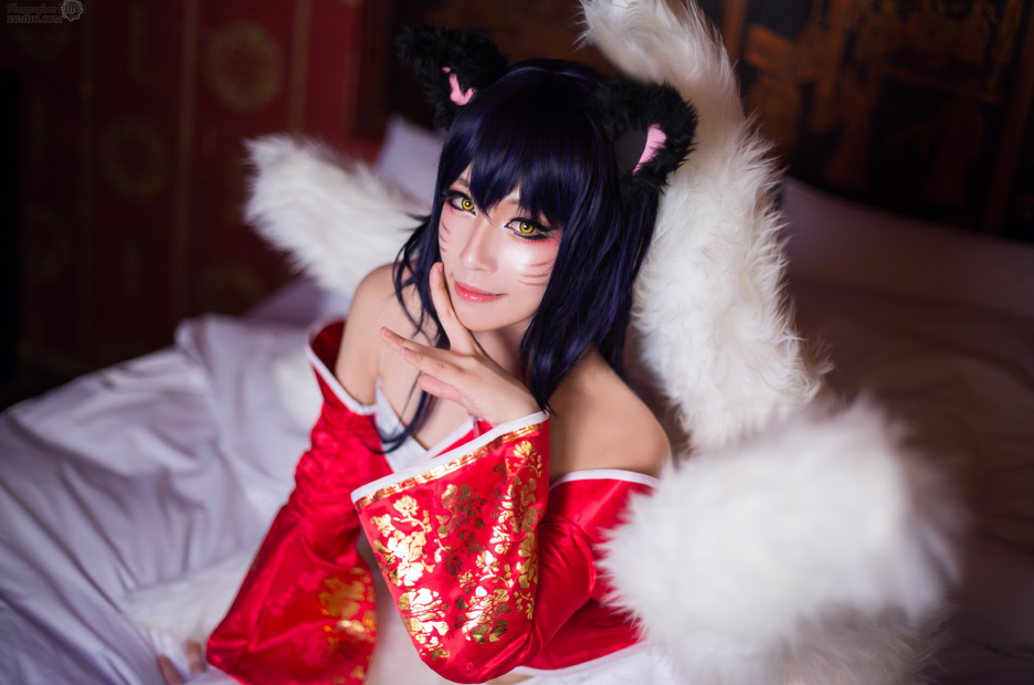 Reve cực quyến rũ với cosplay Ahri - Ảnh 10