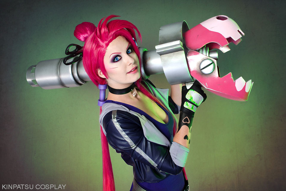 Cosplay Jinx và Jinx Thợ Săn Xác Sống