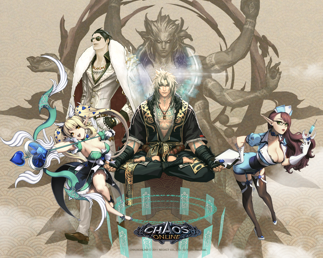 Chảy máu mũi với hình nền gợi cảm của Chaos Online - Ảnh 32