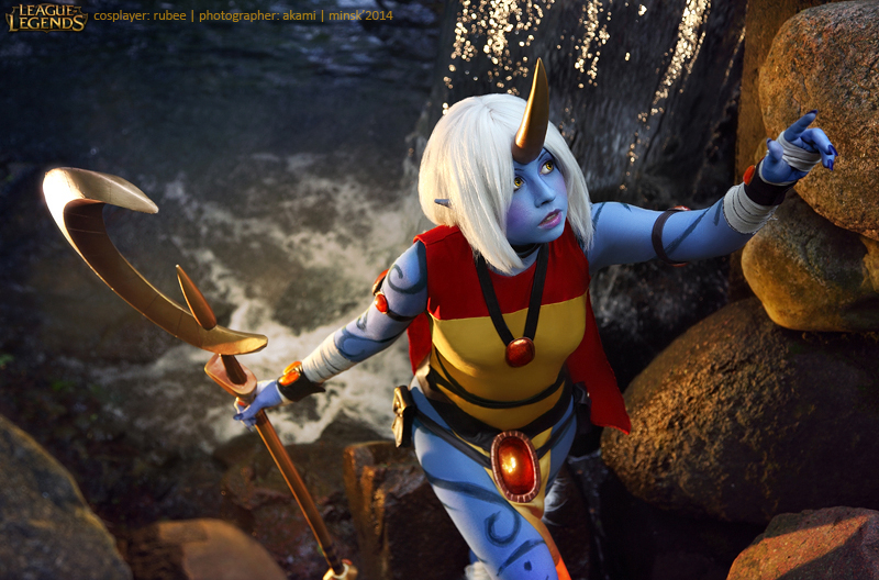 Rubee cực dễ thương với cosplay Soraka - Ảnh 3