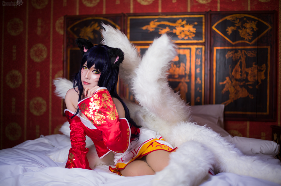 Reve cực quyến rũ với cosplay Ahri - Ảnh 35