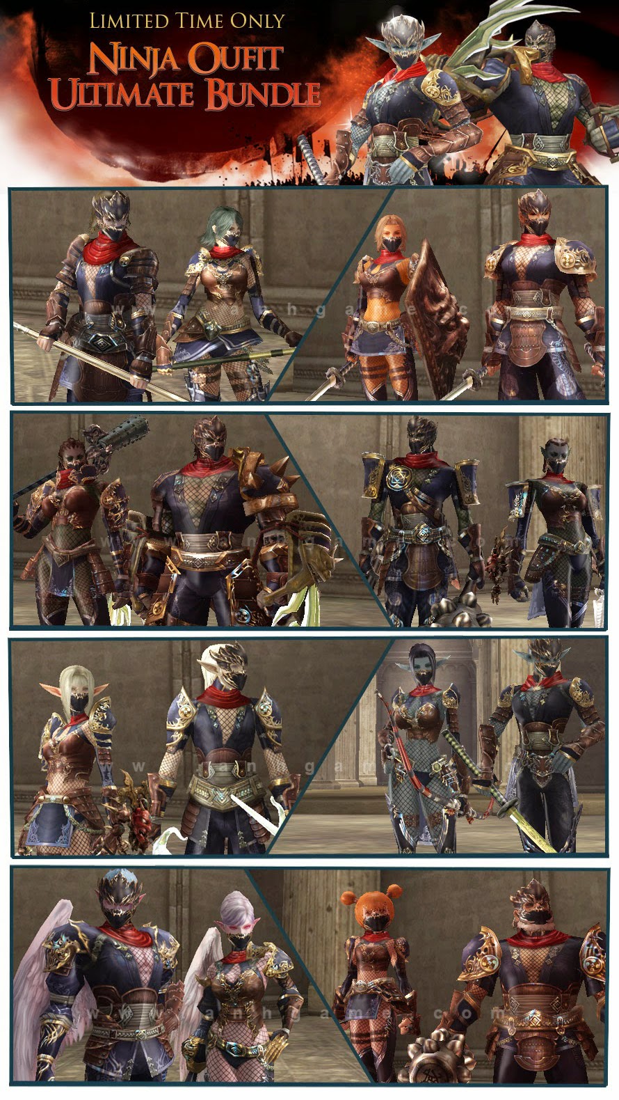 Ngắm những bộ trang phục ninja trong LineAge 2 - Ảnh 84