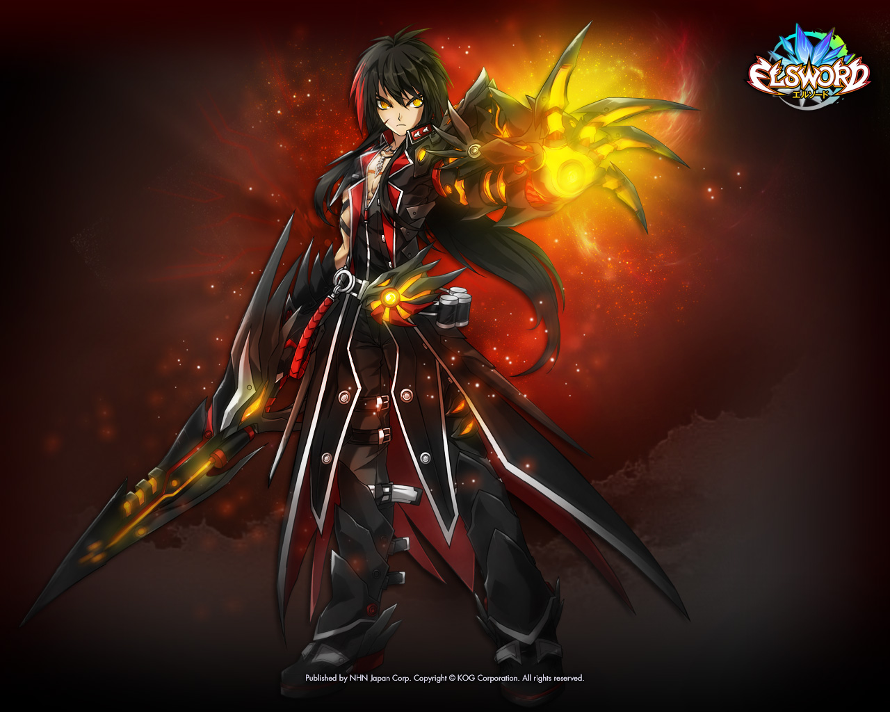 Loạt hình nền cực dễ thương của Elsword Nhật Bản - Ảnh 35
