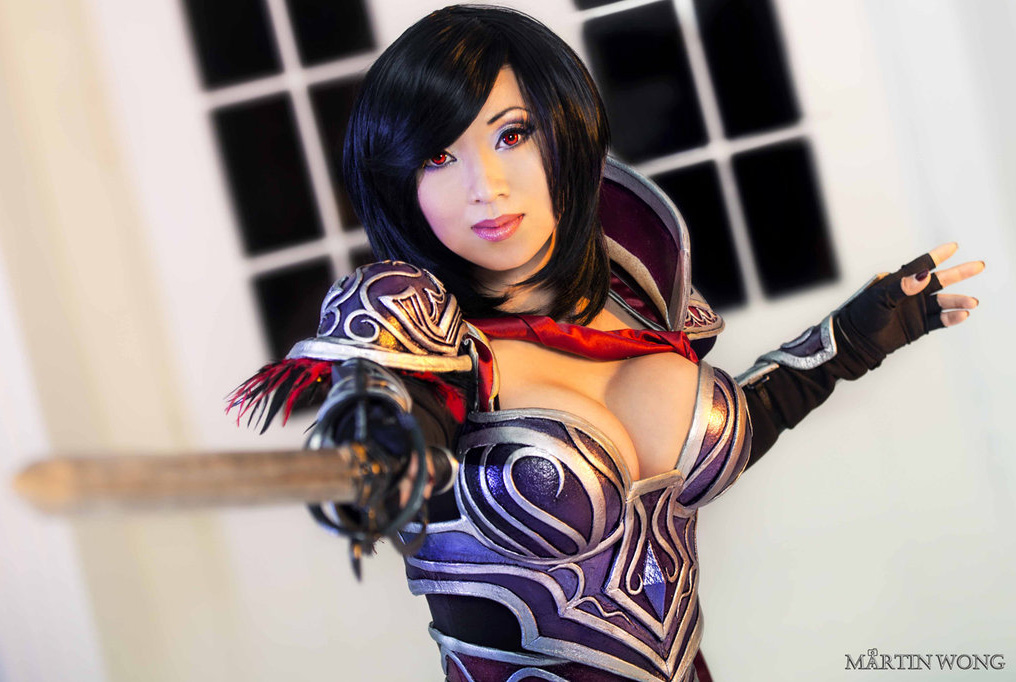 Ngắm cosplay Fiora Quạ Đêm cực chất của Yaya Han - Ảnh 28