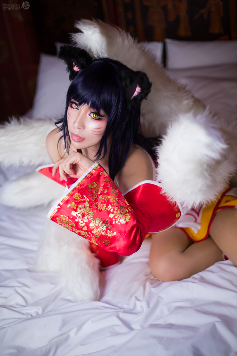 Reve cực quyến rũ với cosplay Ahri - Ảnh 12