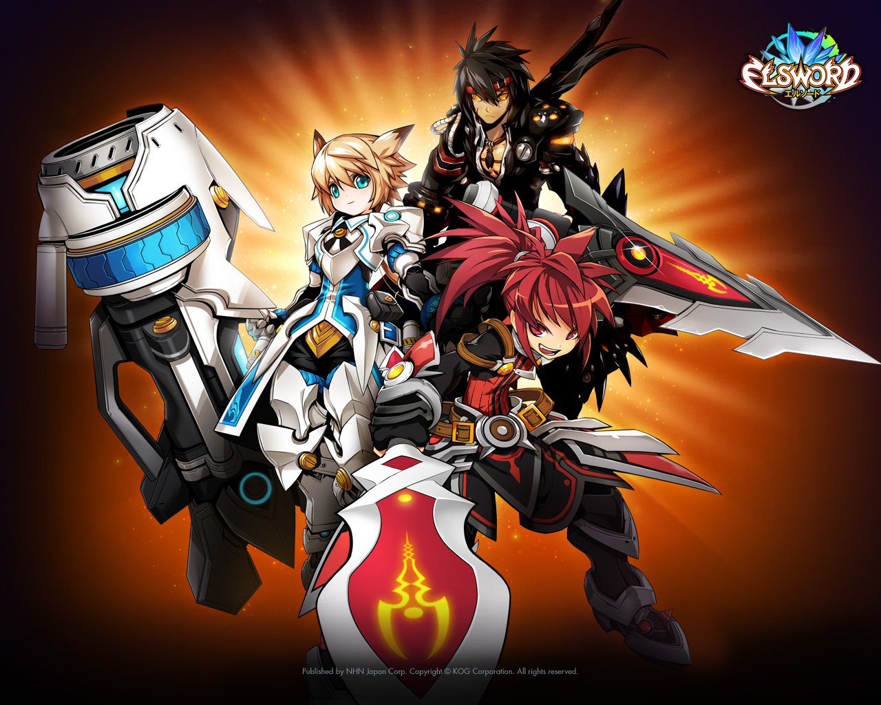Loạt hình nền cực dễ thương của Elsword Nhật Bản - Ảnh 28