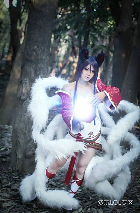 Ngắm cosplay hồ ly chín đuôi Ahri cực quyến rũ - Ảnh 8