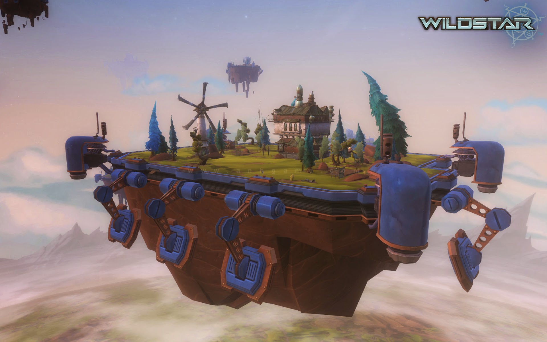 Loạt hình nền đẹp mắt của MMORPG Wild Star - Ảnh 6