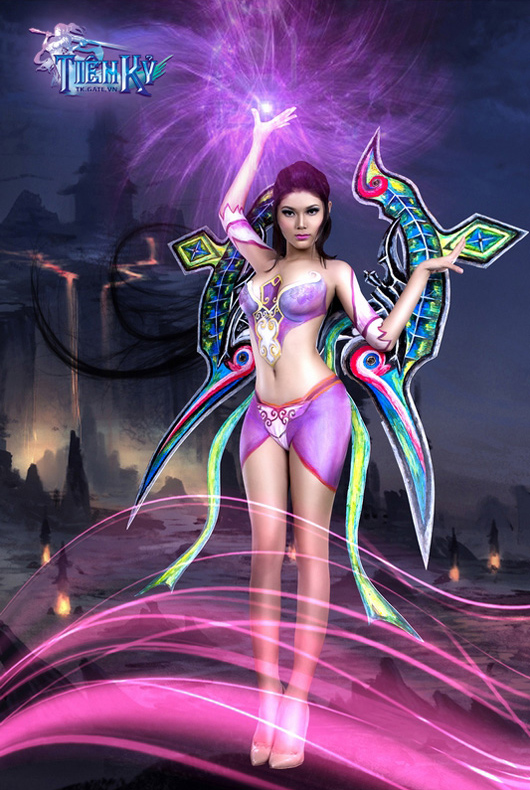 Tiên Kỷ tung cosplay body painting về tiên thú - Ảnh 5