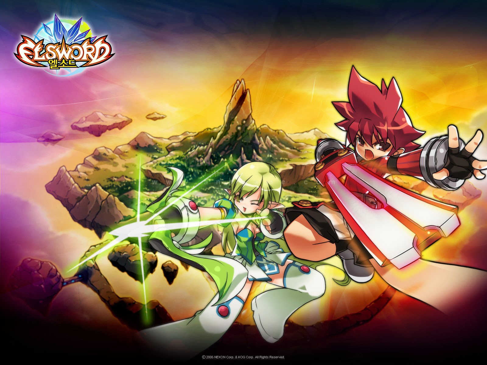 Loạt hình nền đẹp ngất ngây của Elsword Hàn Quốc - Ảnh 17