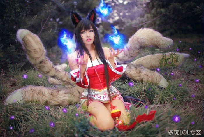 Vẻ đẹp ma mị của hồ ly chín đuôi Ahri - Ảnh 2
