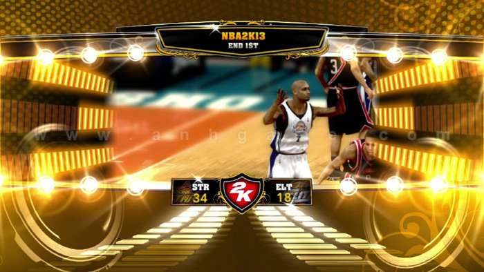 Loạt ảnh đẹp mắt của game bóng rổ NBA 2013 - Ảnh 16
