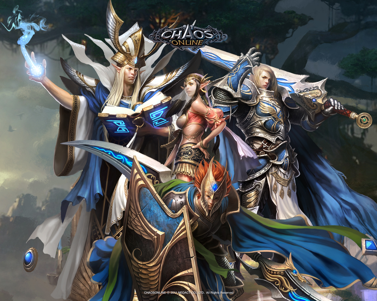 Chảy máu mũi với hình nền gợi cảm của Chaos Online - Ảnh 2