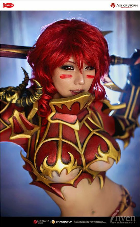 Tasha nhá hàng về cosplay mới cho Age of Storm - Ảnh 3