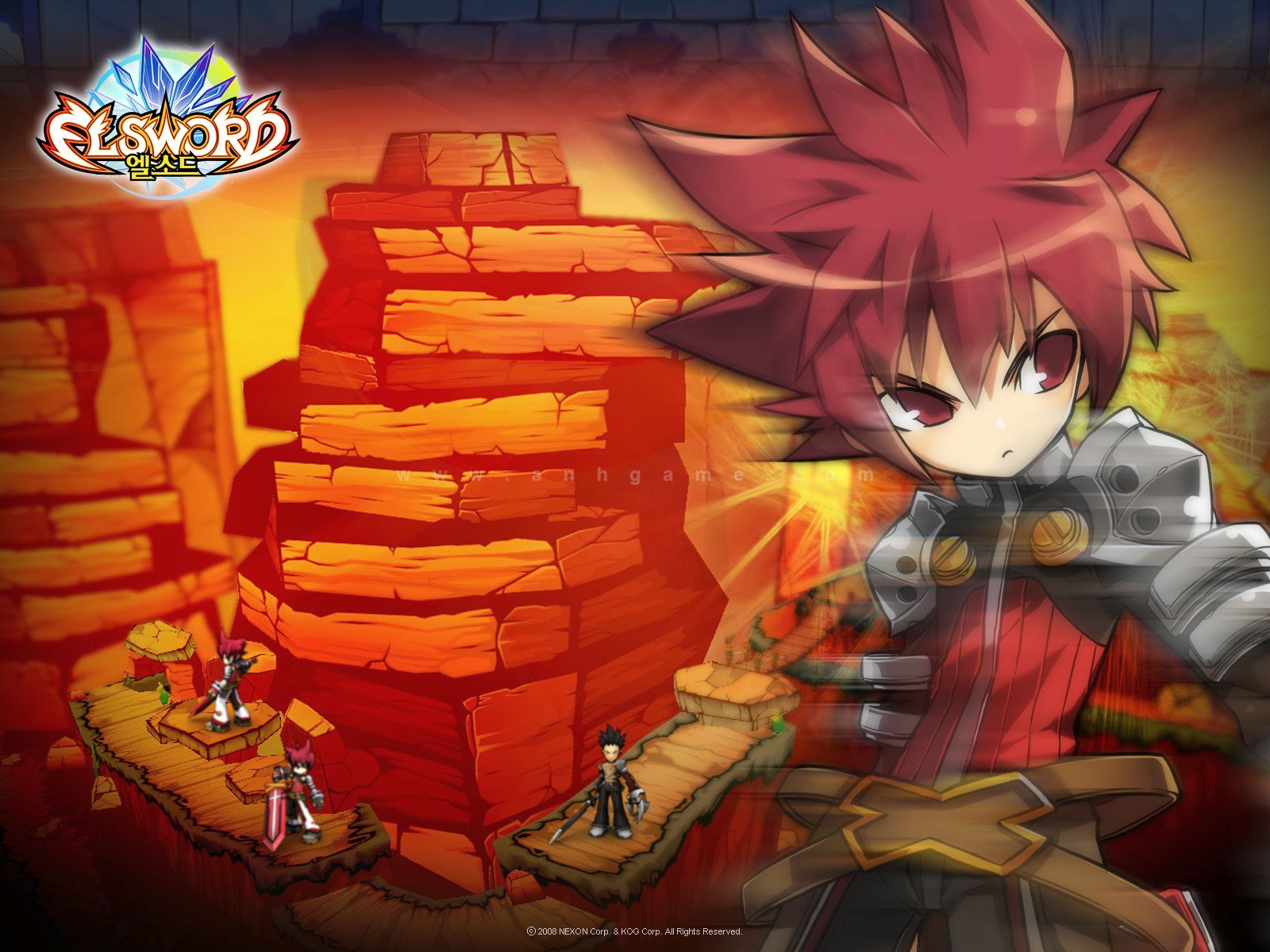 Loạt hình nền đẹp ngất ngây của Elsword Hàn Quốc - Ảnh 29